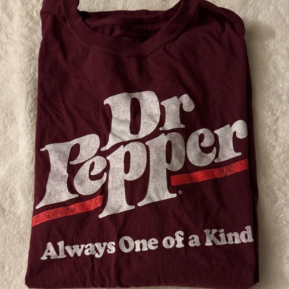 Dr Pepper Burgundy Graphic Tee - Picture 1 of 1